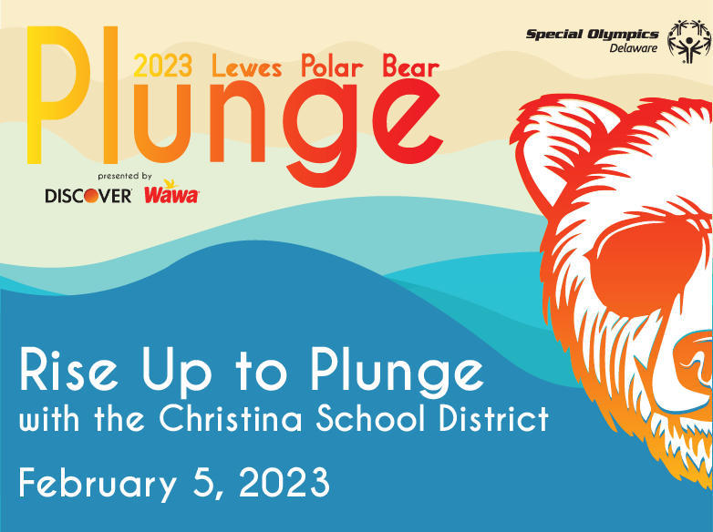  Image of Polar Bear with information on Polar Bear Plunge Event
